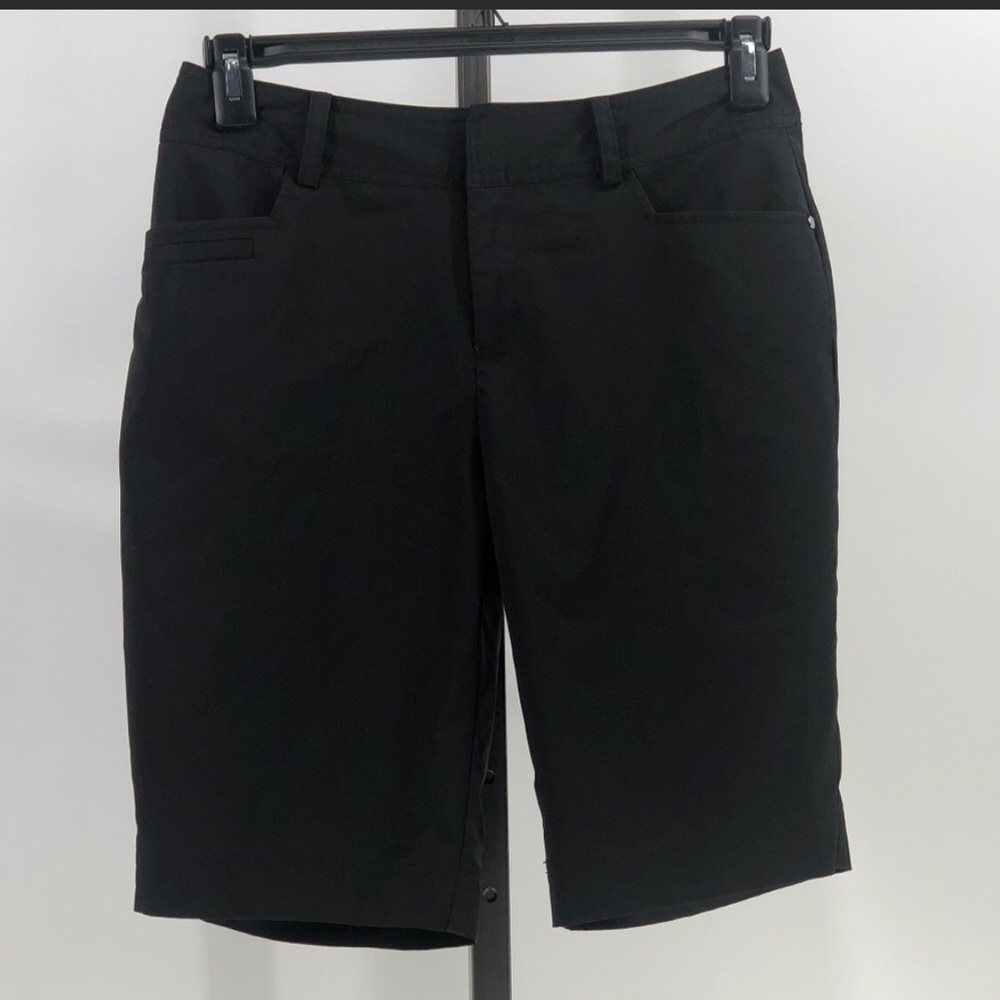 izod golf cool fx shorts black womens size 6